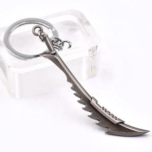 Se vend bien sur un jeu compétitif spécial lols personnage populaire accessoires exclusifs artisanat en métal épée porte-clés pendentif - Product Image 3