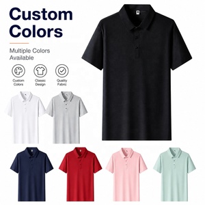 Camiseta Deportiva Personalizada para Hombre, 20g, 85% Nailon, 15% Elastano, Sólida, con Botones, Manga Corta, Transpirable, Alta Elasticidad - Product Image 3