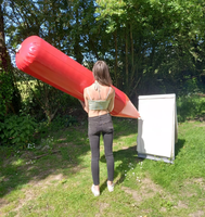Crayon géant gonflable en PVC amusant pour jeu de team building, 3m de long, écologique, certifié CE, grande capacité, couleur personnalisable pour