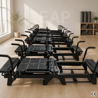 Piste de glisse allongée en alliage d'aluminium pour Reformer Pilates, pour mouvements à pleine amplitude, pour studio de Pilates, logo personnalisé OEM, 180 kg