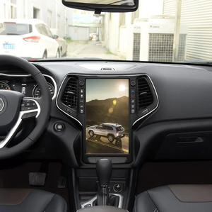Cảm ứng dọc Tesla phong cách màn hình Android 12 xe đài phát thanh stereo video đơn vị <span class=keywords><strong>GPS</strong></span> <span class=keywords><strong>navigation</strong></span> Carplay cho <span class=keywords><strong>Jeep</strong></span> <span class=keywords><strong>Cherokee</strong></span> - Product Image 4