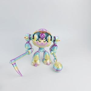 Juego de juguetes robot DIY, kit de montaje de plástico de 15 cm con calavera y guadaña, decoración de Halloween para niños de 8 a 13 años - Product Image 3