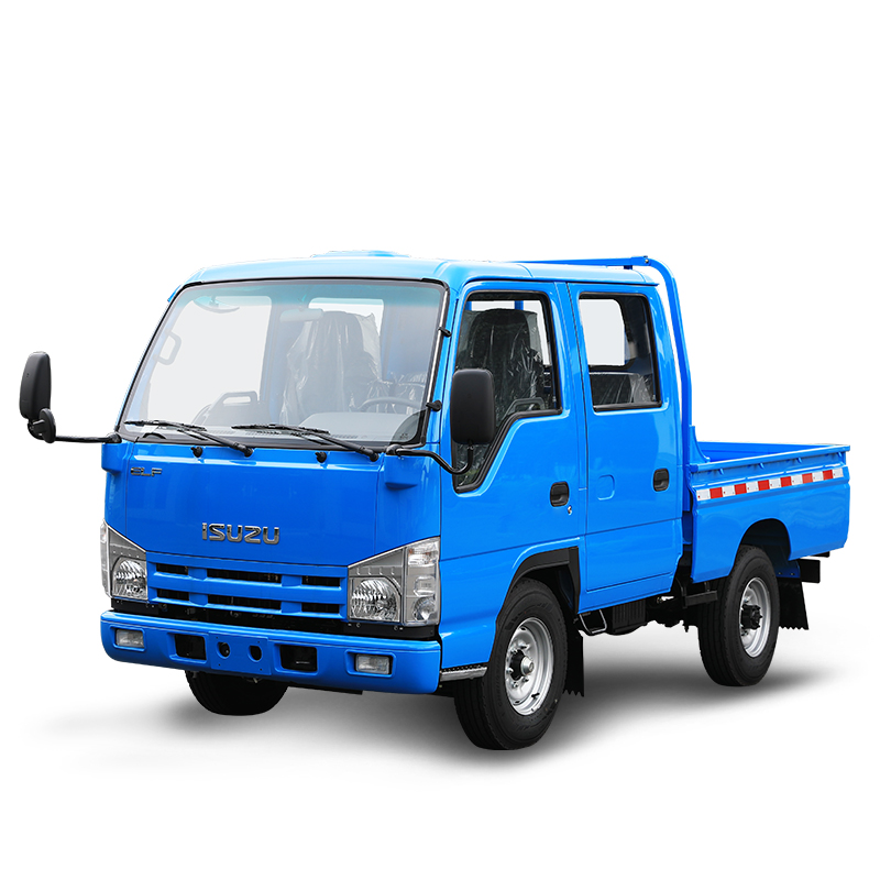 ISUZU elf NKR kargo kamyonu 4 tonluk çift kabin kamyon 4x2 4JB1 motor LHD