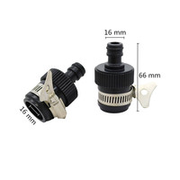 Adaptateur universel pour robinet d'eau, raccord de tuyau en plastique, tuyau d'irrigation, jardin, adaptateur de robinet