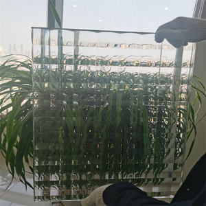 <span class=keywords><strong>Verre</strong></span> décoratif laminé SGP nervuré de luxe solide pour une texture de marchandise visuelle améliorée Hôtel de cuisine médicale industrielle - Product Image 4