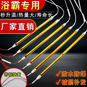 Tube chauffant en fibre de carbone doré Xingtai 25,8 cm pour chauffage de salle de bain 220V avec éclairage de plafond intégré - Product Image 5