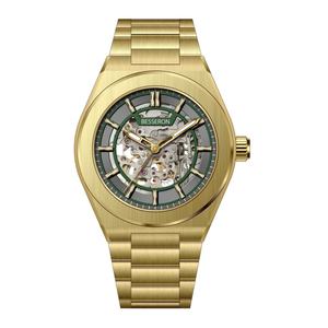 Relojes Mecánicos de Acero Inoxidable 316L de Alta Calidad, Manecillas Luminosas, Esfera Plateada y Negra, Miyota 8N24, Relojes de Pulsera para Negocios - Product Image 5