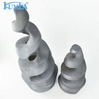 Buse de pulvérisation spirale en carbure de silicium KUMEA Ant Clog, résistante à la corrosion, buse à cône plein en SiC pour la suppression de la poussière par épurateur humide