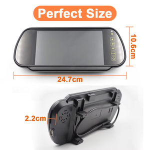 Caméra de recul étanche CVBS pour feux stop de voiture, compatible <span class=keywords><strong>Ford</strong></span> Transit Custom 2012-2015 (deux portes) avec moniteur 7 pouces - Product Image 2
