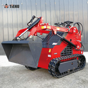 מיני מעמיס קומפקטי דיזל/בנזין להתאמה אישית 0.7 טון 0.8 טון 0.12 ㎡   מעמיס זחלי קטן למכירה - Product Image 5