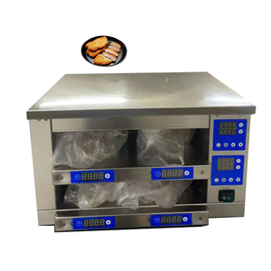 Mesa de Comida Comercial con Aislamiento, Mesa de Comida Rápida con Protección Térmica, Mesa de Arroz con Calefacción de Acero Inoxidable, Calefacción Eléctrica - Product Image 3