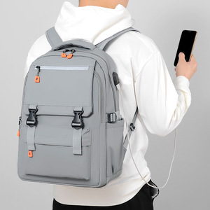 Men's <b>Backpack</b> <b>Large</b> Capacity 16 Inch Laptop Bag Waterproof Wear Resistant Everyday Use College Student Travel <b>Backpack</b> - Product Image 1