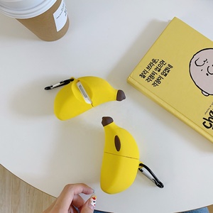 การ์ตูน Kawaii กล้วยผลไม้สําหรับ <span class=keywords><strong>Airpod</strong></span> 1 2 3, หูฟังไร้สายสําหรับ Apple Airpods Pro ซิลิโคนกันกระแทก - Product Image 6