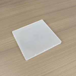 Transparent Square Plastic Storage Box F15 22.5x22.5x1.8cm Covered Organizer for Jewelry Tools Parts - Product Image 2