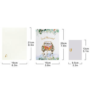 Tarjeta de Felicitación 3D Pop-Up Personalizada, Hecha a Mano, con Escultura de Papel, Diseño de Auto Vintage para San Valentín o Boda, Impresión UV, Laminación Mate - Product Image 5