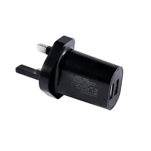 Fast Delivery 5V 2A Dual Ports UK Plug in Charger 10W USB Smart Adapter UKCA CE Approved For Iphone