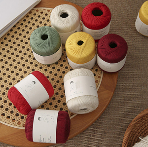 Không. 8 tinh khiết bông ren chủ đề cho tay-dệt kim Crochet tự làm tốt len bóng cho vá - Product Image 5