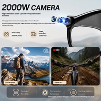 Lunettes Intelligentes IA avec Caméra 20MP, Enregistrement Vidéo 4K, Traduction en Temps Réel, Assistant Vocal et Contrôle Tactile pour les Professionnels
