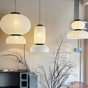 Creative Art Lantern Restaurant Chandelier HomeStay Dormitorio Interruptor Lámpara de control Tumbona Categoría de producto - Product Image 5