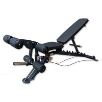 Entraîneur d'exercice commercial banc de musculation pour jambes banc de musculation multifonction réglable entraînement noir CE banc nordique unisexe