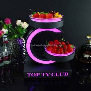 KTV Discothèques Bars et restaurants LED Snack Plateau Double couche Lumineux Fruit Water Tray Durable pour les occasions de fête - Product Image 3