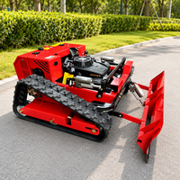 Tondeuse à gazon télécommandée tout-terrain robuste de 500 mm pour pentes, vergers et fermes