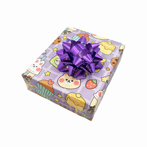 Noeud décoratif auto-adhésif en forme d'étoile métallique laser de 1,5 pouce pour emballage cadeau de Noël, anniversaire, mariage - Product Image 4