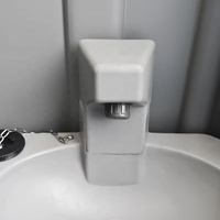 Toilettes mobiles portables d'extérieur avec lavabo intégré pour chantier