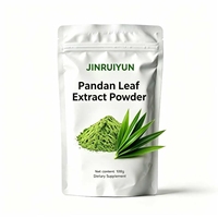 Poudre de feuilles de Pandan de qualité alimentaire, naturelle et séchée, pour la pâtisserie, les boissons et la coloration alimentaire