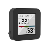 Capteur de température et d'humidité pour bureau à domicile, prend en charge la commande vocale Alexa avec contrôleur IR universel Tuya WIFI pour DVD, TV, ventilateur