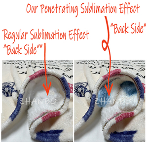 Chăn In Permelate Chăn Thăng Hoa In Chuyển Nhiệt Bằng Lông Cừu Flannel Chăn In Tùy Chỉnh - Product Image 3