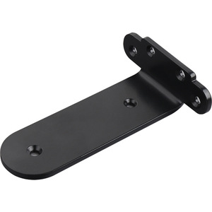 Support triangulaire en acier inoxydable Resonance, support d'étagère mural noir, support invisible pour étagères, armoires, placards - Product Image 3