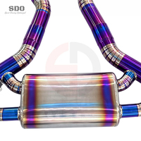Système d'échappement complet SD pour BMW X5/X6 G05/G06 40I B58 3.0T 2019-2023, downpipe droit et échappement sport en titane