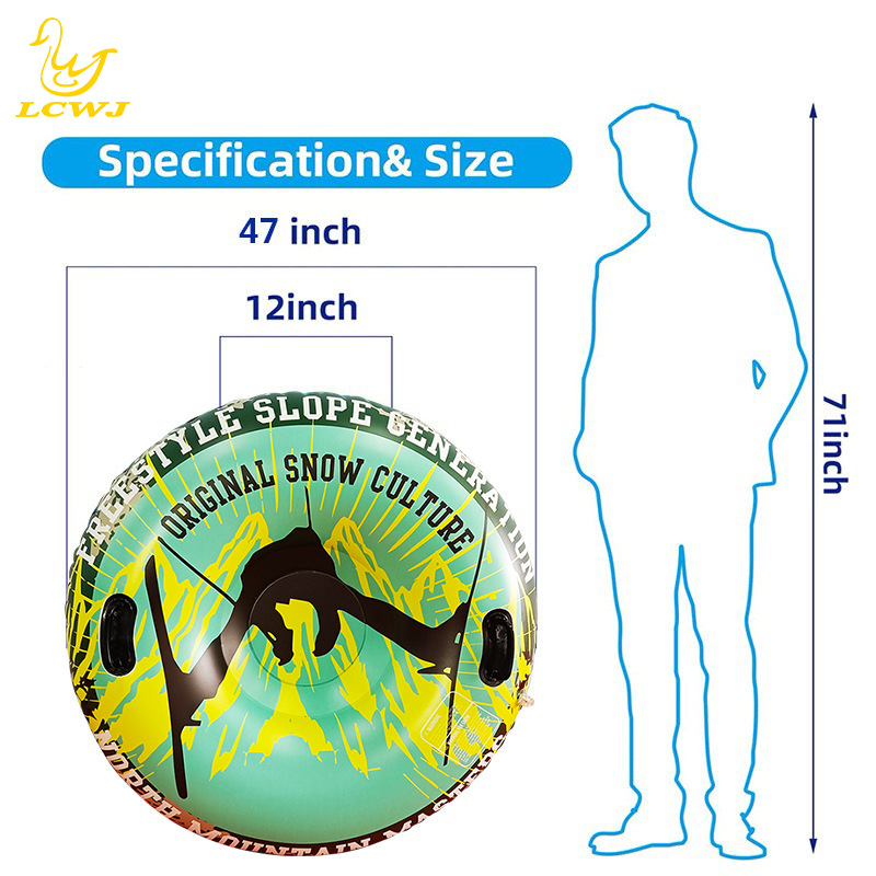 Toboggan de neige pour skieurs