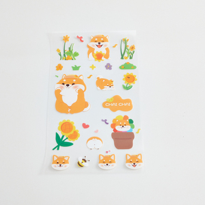 สติกเกอร์3D ฟองน้ำสำหรับเด็กสติกเกอร์แบบกำหนดเองลายการ์ตูนสัตว์หมีแพนด้าน่ารักแบบพอง - Product Image 4