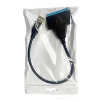 Cable Adaptador USB 2.0 a SATA de 0.2m/0.5m, Cable Trenzado Blindado para SSD, Disco Duro Externo, Cable de Carga Tipo USB para Cámara