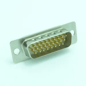 d sub dsub connector db26 26 pin connector HDB high density high current power male plug d type solder VGA interface amphenol