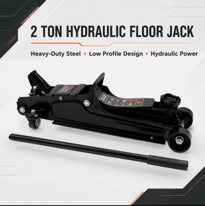 Cric hydraulique <span class=keywords><strong>de</strong></span> sol en acier robuste Antool 2 tonnes avec conception à profil bas et <span class=keywords><strong>chariot</strong></span>, modèle <span class=keywords><strong>3</strong></span> Yon Racing - Product Image 2