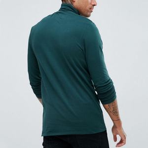 Wholesale Men Long Sleeve <b>Muscle</b> Slim <b>Fit</b> <b>T</b>-<b>shirts</b> in Bulk Custom Printing Turtleneck Plain <b>T</b>-<b>shirts</b> Man Tee Winter Garments - Product Image 6