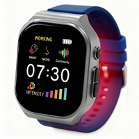 Montre connectée à lumière rouge pour la circulation sanguine – Appareil de soin photonique pour la maison et la gym