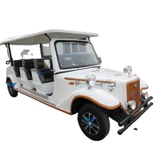 Voiture de tourisme Offre Spéciale personnalisée 11 sièges électrique rétro vintage classique 72V batterie sans entretien pour la réception de golf - Product Image 2