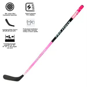 Chuyên Nghiệp Trung Quốc Nhà máy tùy chỉnh cứng và durablequick Puck phát hành cao su xử lý kết thúc Grip Silicone Ice Hockey Stick