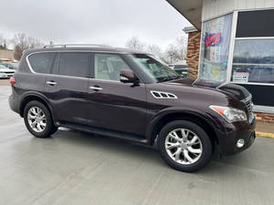 รถยนต์มือสองราคาส่งถูก ปี 2013 QX56 4x4 4 ประตู SUV พวงมาลัยซ้าย เบาะหนัง กล้องมองหลัง ไฟหน้า LED - Product Image 5