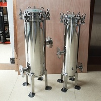 Boîtier de filtre personnalisé en acier inoxydable 304 316L, multi-tubes, élément à noyau rond
