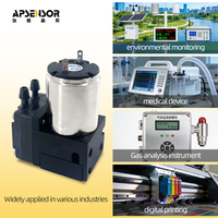 Micro-pompe à air à moteur brossé DC 3V, pompe à diaphragme 0,9 L/min, petite taille durable pour alarme portable et instrument de surveillance