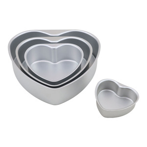 Heart Shape Cake Mold Set 4 Sizes Easy Demoulding Baking Tools - Product Image 1