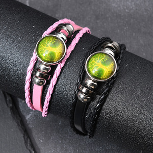 Trendy PU Leather <strong>Couple</strong> <strong>Bracelet</strong> Long Distance Sun &amp; Moon <strong>Matching</strong> Wrap <strong>Bracelets</strong> <strong>for</strong> <strong>Couples</strong> &amp; Best Friends Gift Jewelry - Product Image 2