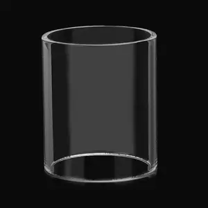 Tubes en verre de silice fondue, fabrication personnalisée, résistant aux hautes températures, cylindre en verre à quartz