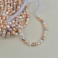 Perles de culture d'eau douce baroques plaquées or, perles en vrac pour bracelet DIY femme, vente en gros