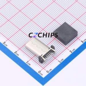 HC-TYPE-C-16P-LC03A USB Connector Through hole Component (THT) Connector Type-C Female Through Hole 16P - Product Image 2